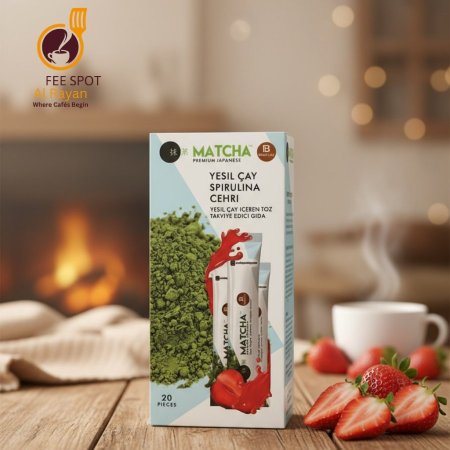 شاي ماتشا فراولة